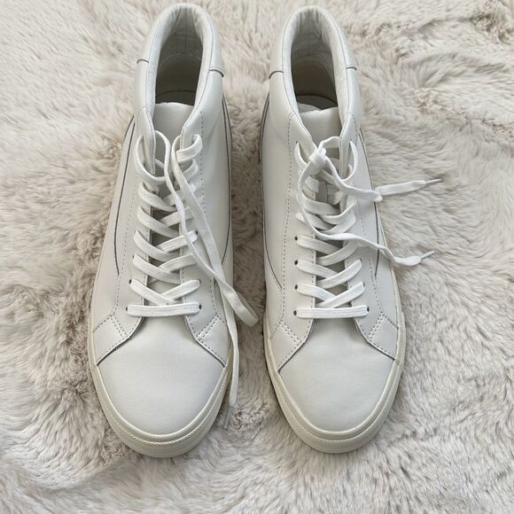 Madewell Sidewalk High-Top Sneakers White Size 11 - Picture 2 of 11